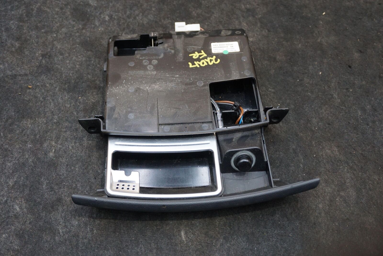 Front Dashboard Dash Panel Ashtray Black OEM 2226800310 Mercedes S550 W222  14-17 – Pacific Motors
