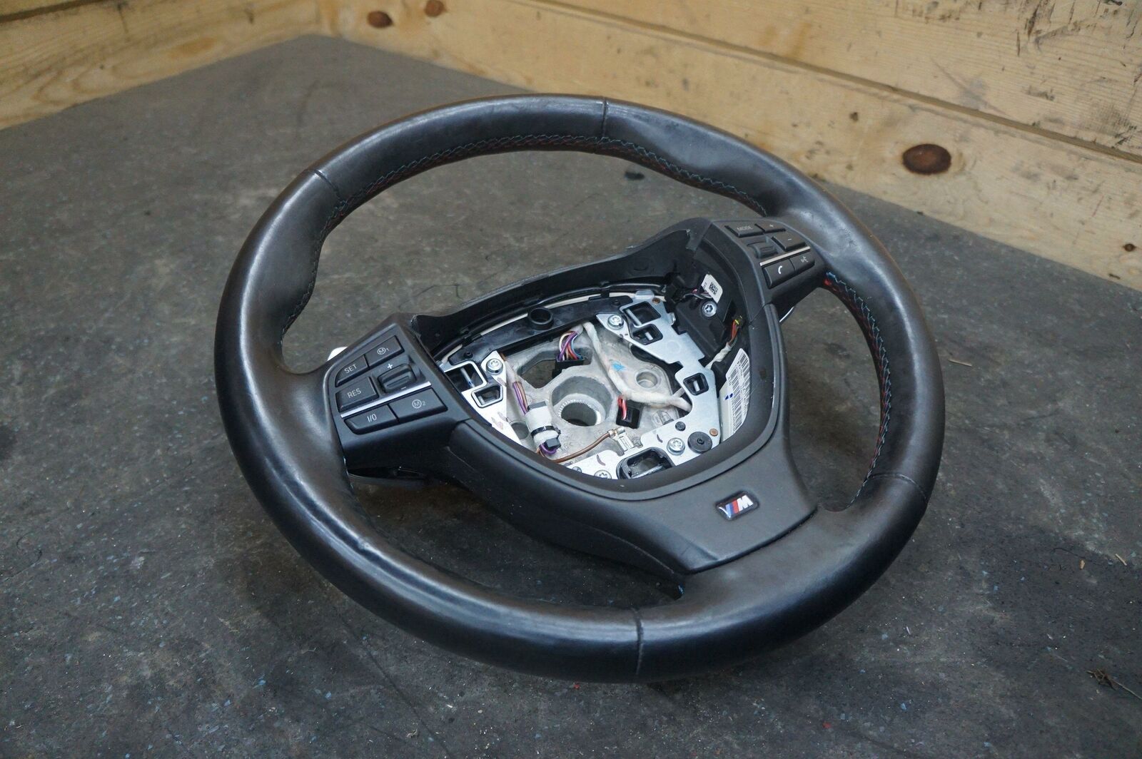 M-Sport Steering Wheel Black OEM 32337845947 BMW F10 5-Series 2011-16