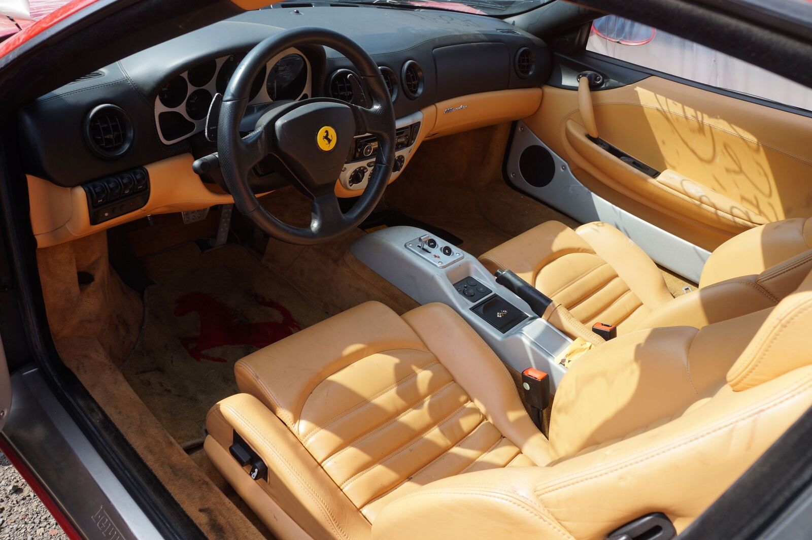 Right Interior Upper Roof Trim Panel Saddle 65868300 Oem Ferrari 360 Modena 2000