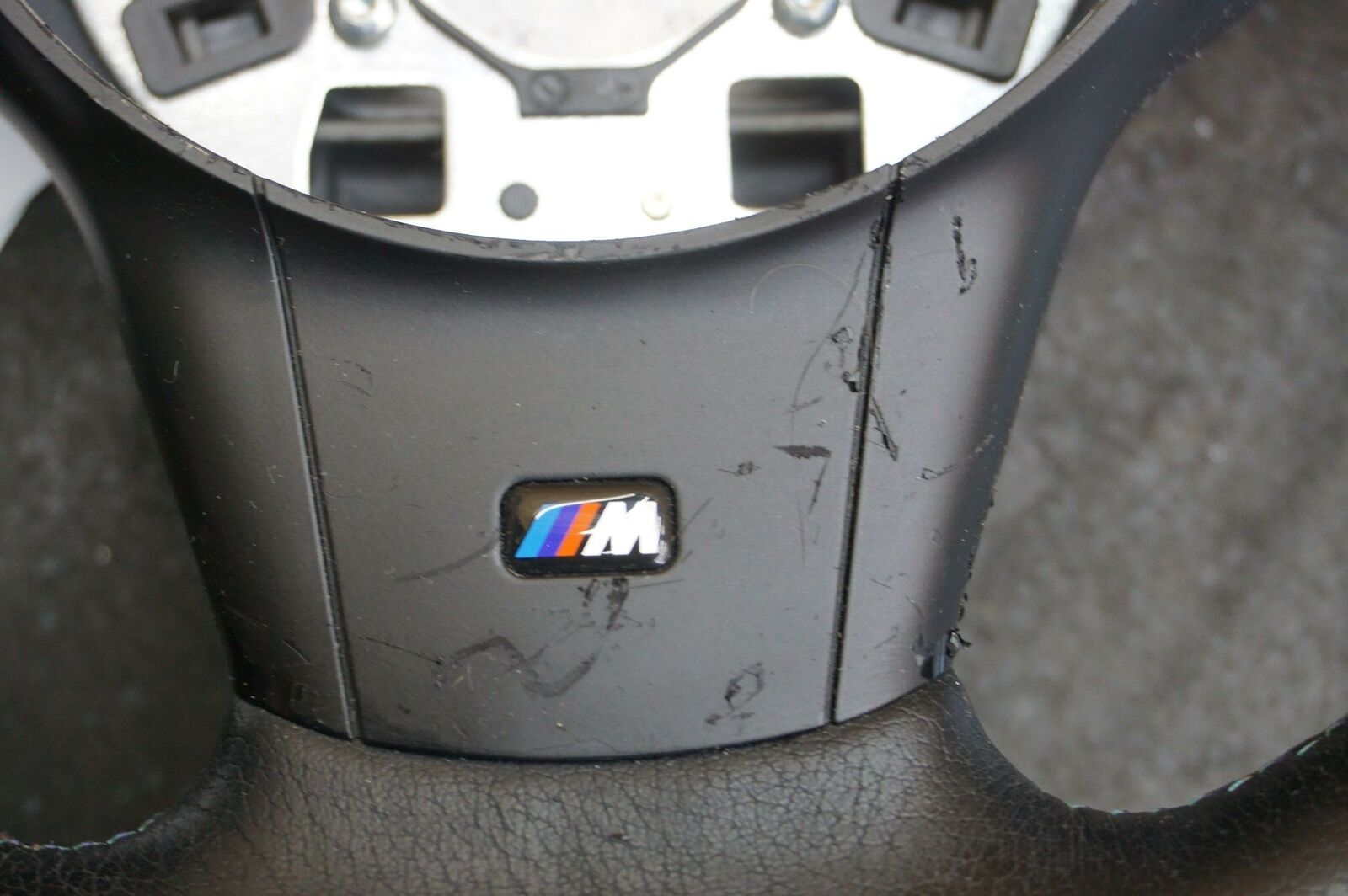 M Sports Steereing Wheel Black Leather 32342283931 OEM BMW M5 M6 2006-10 *  NOTE