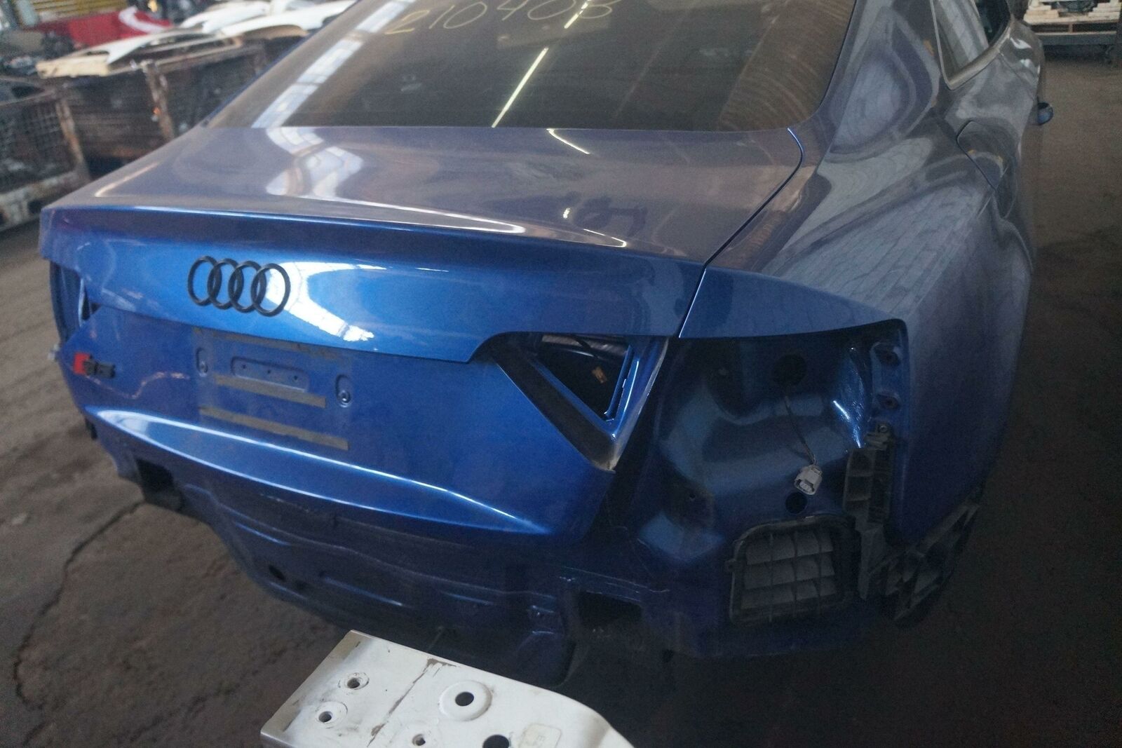 Rear Right Quarter Panel Body Structural Cut Sepang Blue Audi S5 Coupe 15 Pacific Motors
